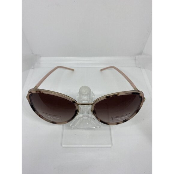 Cole Haan CH7065 265 Womens Sunglasses Blush Tortoise Oval 57-16-135 Ti-Flex New - Picture 2 of 7